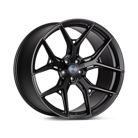 Vossen HF-5 wheel in Matte Gunmetal - angle view