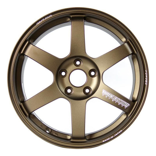 Volk Racing TE37 Saga wheel in Bronze - front face view
