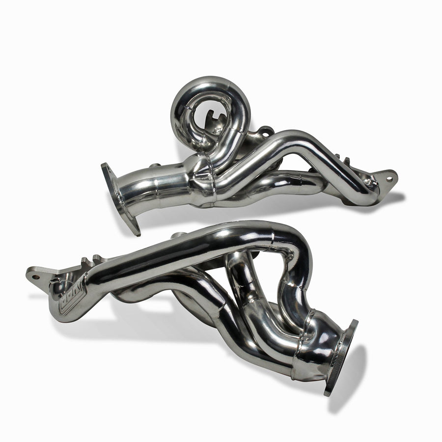 1-3/4 Tuned Length Shorty Headers (Chrome) — 15-17 Ford Mustang — primary product image