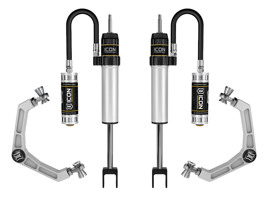 0-2in RR Shock System w/Billet UCA — 20-22 Chevy Silverado GMC Sierra 2500 3500 HD — primary product image
