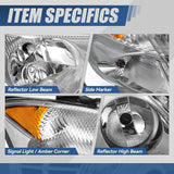(Left or Right) Single Replacement Headlight — 07-09 Dodge/Freightliner Sprinter 2500 3500 — product image 3
