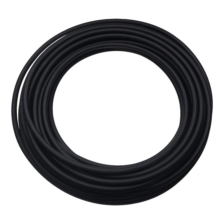10AN Black Nylon Braided PTFE Hose, 50 Feet — Universal — primary product image