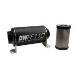 10AN Female, 40 Micron, 110mm In-Line Fuel Filter Kit — Universal — primary product image