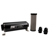 10AN, 5 micron, 160mm In-line fuel filter kit — Universal — primary product image