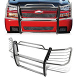 03-07 Chevy Silverado 1500HD & Classic 2500 Brush Grille Guard - Stainless Steel — primary product image