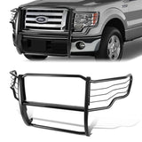09-14 Ford F150 Brush Grille Guard - Steel - Black — primary product image