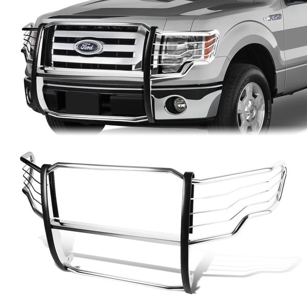 09-14 Ford F150 Brush Grille Guard - Stainless Steel — primary product image