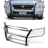 03-08 Honda Pilot Brush Grille Guard - Stainless Steel — primary product image