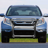 07-11 Honda CR-V Brush Grille Guard - Stainless Steel — product image 3