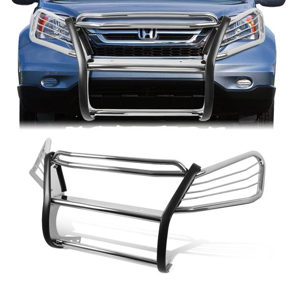 07-11 Honda CR-V Brush Grille Guard - Stainless Steel — primary product image