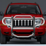 02-07 Jeep Liberty Brush Grille Guard - Stainless Steel — product image 3