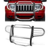 02-07 Jeep Liberty Brush Grille Guard - Stainless Steel — primary product image
