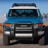 07-14 Toyota FJ Cruiser Brush Grille Guard - Steel - Black — product image 3