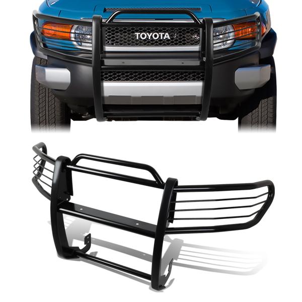 07-14 Toyota FJ Cruiser Brush Grille Guard - Steel - Black — primary product image