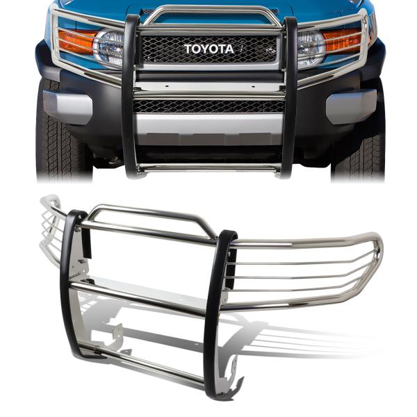 07-14 Toyota FJ Cruiser Brush Grille Guard - Stainless Steel — primary product image