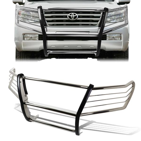 08-15 Toyota Land Cruiser Brush Grille Guard - Stainless Steel — primary product image