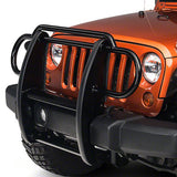 07-17 Jeep Wrangler Brush Grille Guard - Steel - Black — product image 3