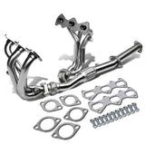 07-08 Hyundai Tiburon 2.7L V6 Exhaust Header w/O2 Sensor Bungs - Stainless Steel — primary product image