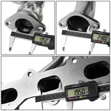 07-08 Hyundai Tiburon 2.7L V6 Exhaust Header w/O2 Sensor Bungs - Stainless Steel — product image 4