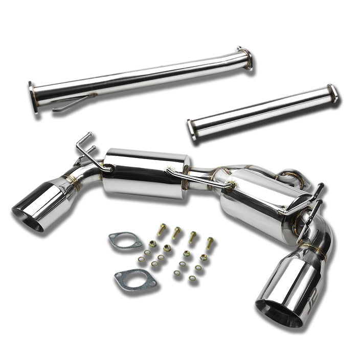 08-15 Mitsubishi Lancer EVO X 10 Catback Exhaust w/Muffler Tip - Stainless Steel — primary product image