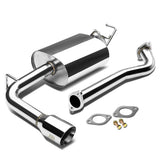 03-08 Toyota Matrix Pontiac Vibe 1.8L Catback Exhaust w/Tip - Stainless Steel — primary product image
