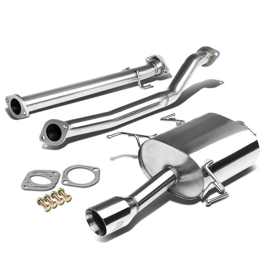 09-14 Nissan Cube Catback Exhaust w/Muffler Tip - Stainless Steel — primary product image