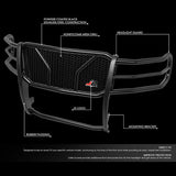 07-10 Chevy Silverado 2500HD 3500HD Brush Grille Guard - Moneycomb Mesh — product image 2