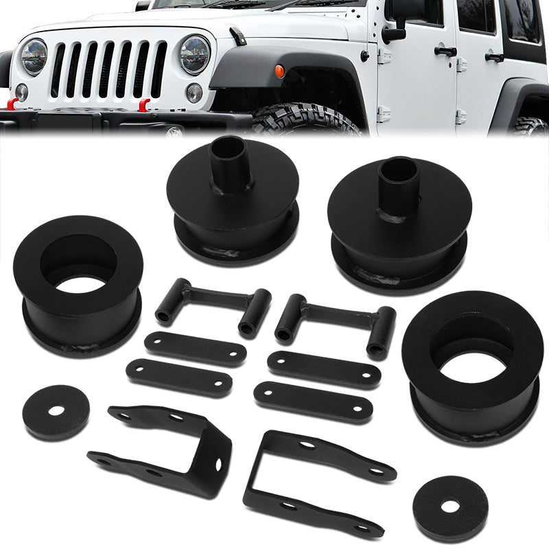07-18 Jeep Wrangler JK 2.5 in. Front/ 2 in. Rear Lift Kit (2WD, 4WD) — primary product image