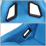 1 Piece Large Alcantara Fabric Prisma Fixed Bucket Racing Seat — Universal — product image 4