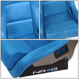 1 Piece Large Alcantara Fabric Prisma Fixed Bucket Racing Seat — Universal — product image 5
