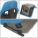 1 Piece Medium Alcantara Prisma Ultra Fixed Bucket Racing Seat — Universal — product image 6