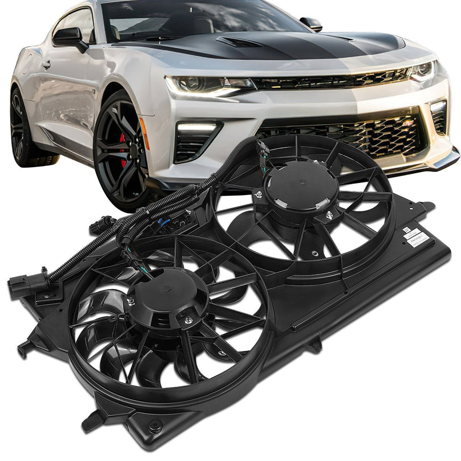 00-02 Ford Focus DOHC/SOHC Radiator Cooling Fan Assembly - FO3115143 — primary product image