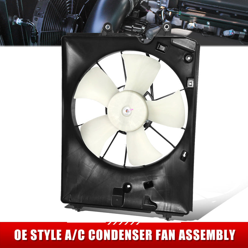 10-13 Acura MDX A/C Condenser Cooling Fan Assembly Driver/ Left - 19030RYEA111 — primary product image