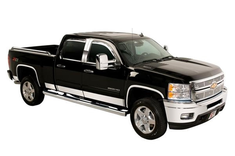 10pcs Stainless Steel Rocker Panels — 04-08 Ford F-150 — primary product image