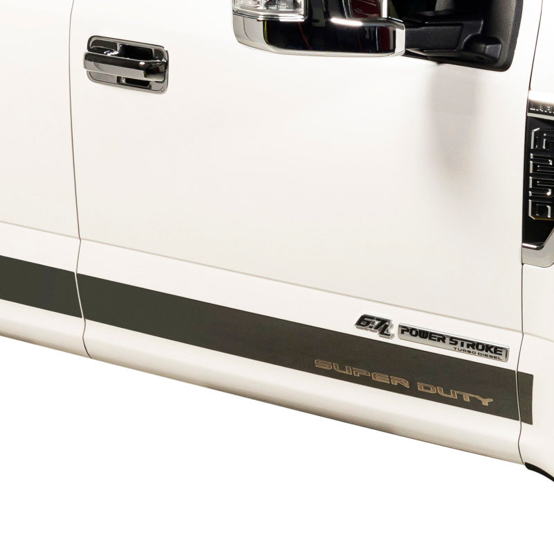 10pcs 4.25in. Black Platinum Rocker Panels — 17-22 Ford F-250 F-350 — product image 2