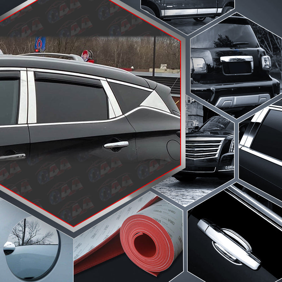 10pcs Stainless Steel Pillar Post Trim — 15-23 Nissan Murano — primary product image