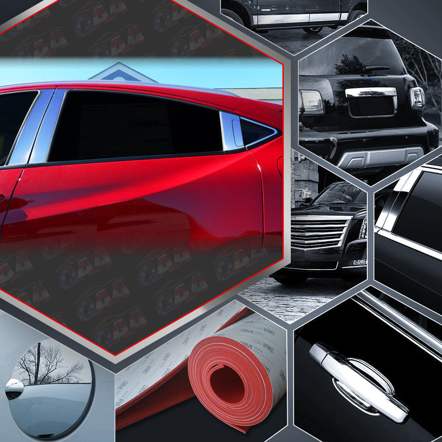 10pcs Stainless Steel Pillar Post Trim — 16-22 Honda HR-V — primary product image