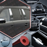 10pcs Stainless Steel Pillar Post Trim — 07-12 Mercedes GL-Class — primary product image