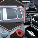 10pcs Stainless Steel Pillar Post Trim — 09-17 Volkswagen Tiguan, 17-18 Tiguan Limited — primary product image