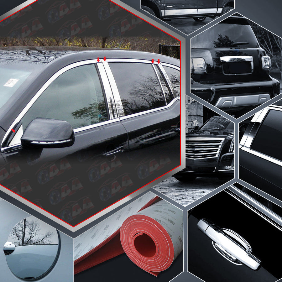 10pcs Stainless Steel Pillar Post Trim — 10-20 Lincoln MKT — primary product image