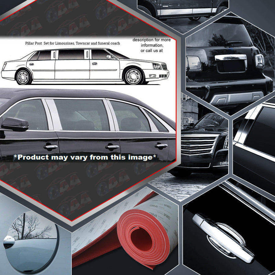10pcs Stainless Steel Pillar Post Trim — 13-19 Cadillac XTS — primary product image
