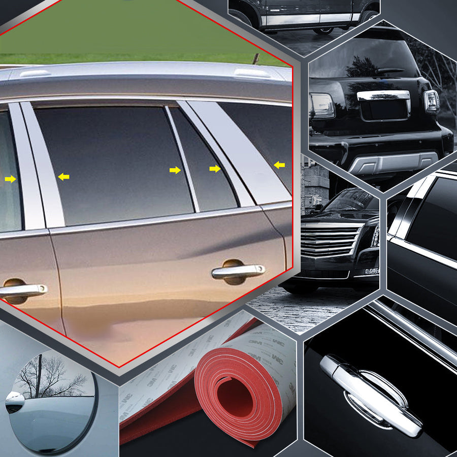 10pcs Stainless Steel Pillar Post Trim — 13-17 Buick Enclave — primary product image