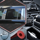 10pcs Stainless Steel Pillar Post Trim — 15-20 Escalade ESV Yukon XL Suburban — primary product image