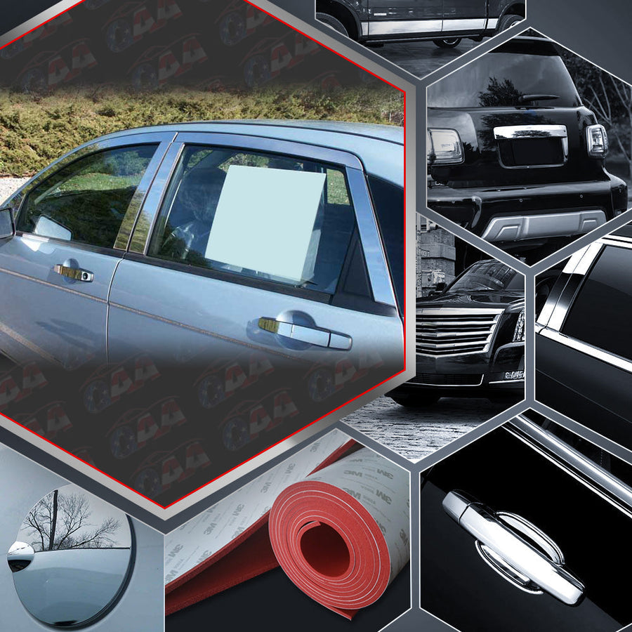 10pcs Stainless Steel Window Trim Package — 08-11 Ford Focus — primary product image