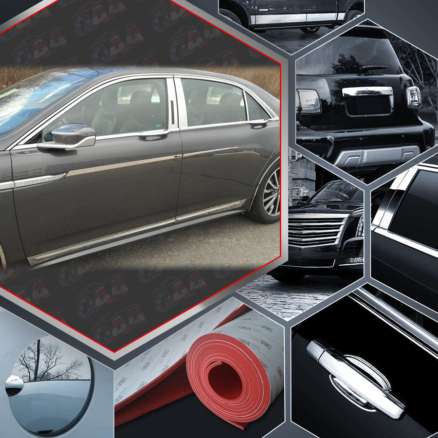 10pcs Stainless Steel Window Trim Package — 17-21 Lincoln Continenta — primary product image