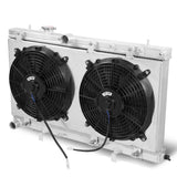 02-07 Subaru Impreza WRX STI 2.0L 2.5L 2-Rows Full Aluminum Radiator+Fan Shroud — primary product image