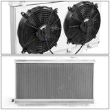 02-07 Subaru Impreza WRX STI 2.0L 2.5L 2-Rows Full Aluminum Radiator+Fan Shroud — product image 3