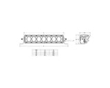 10 In. Revolve Bar w/Amber Backlight — Universal — product image 3