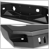 07-13 Chevy Silverado GMC Sierra 1500 Rear Step Bumper w/D-Ring Shackles - Heavy Duty Steel — product image 3