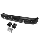 09-18 Dodge Ram 1500 2500 3500 Rear Step Bumper w/D-Ring Shackles - Heavy Duty Steel — primary product image